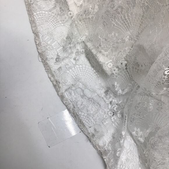 LULU'S S White Romantically Entwined Lace Backless Mermaid Maxi Dress NEW 0B16 - Picture 10 of 11